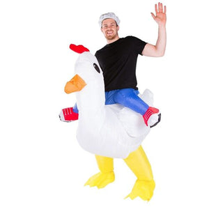 Carnival Adult Inflatable Ride on Chicken