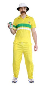 Tomfoolery 80's Cricketer 52 Not Out Costume