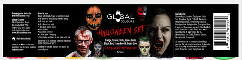 Global Halloween Face Paint Set