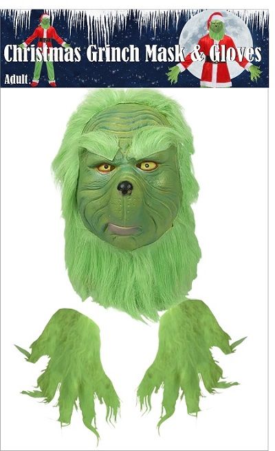 Interalia Grinch Mask And Gloves