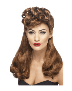 Smiffys 40's Vintage Auburn Wig