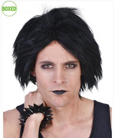 Tomfoolery Black Robert Emo Wig