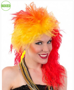 Tomfoolery 80's Cyndi Red/Orange/Yellow