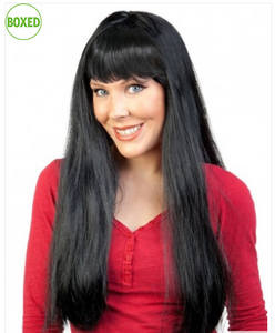Tomfoolery Jessica Long Wig with Fringe