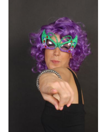 Interalia Purple Wig - The Dame