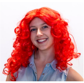 Interalia Curly Wig - Red