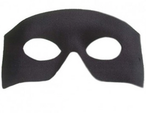 Tomfoolery Black D'artagnan Eye Mask