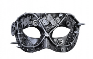 Tomfoolery Silver Leonard Steampunk Mask