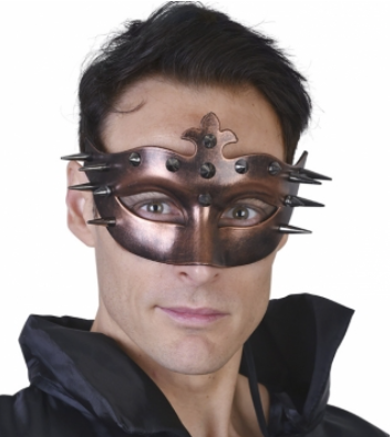 Tomfoolery Ulric Bronze Eye Mask with Spikes