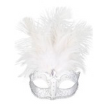 Tomfoolery Carmela Feather Eye Mask