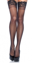 Leg Avenue Stay Up Sheer Thigh High Plus Size