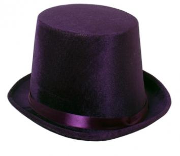 Tomfoolery Purple Top Hat