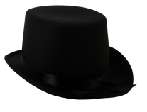 Tomfoolery Satin Top Hat