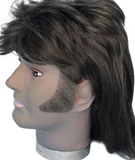 Carnival Assorted Thick Curved Sideburns