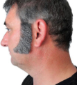 Carnival Assorted Thick Curved Sideburns