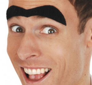 Tomfoolery Adhesive Black Monobrow