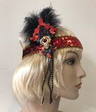 Interalia 1920's Flapper Headband Coloured Assorted