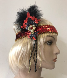 Interalia 20's Flapper Headband Coloured Assorted