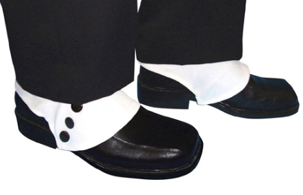 Carnival White Gangster Spats