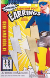 Tomfoolery Lightning Bolt 80's Earring