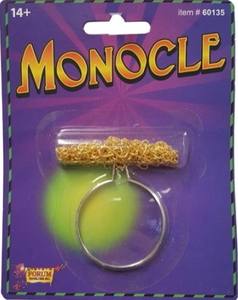 Tomfoolery Gold Monocle