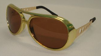 HappyTime Gold Elvis Glasses