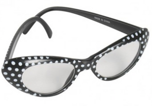 Tomfoolery 60's Polka Dot Glasses