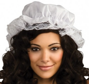 Tomfoolery White Mob Hat