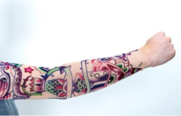 Interalia Faux Tattoo Sleeve - Peace 3pk