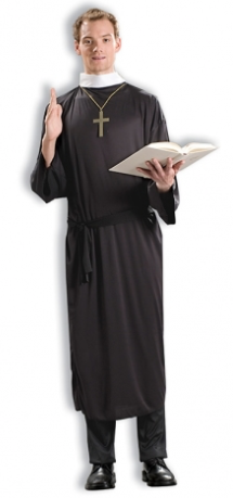 Tomfoolery Adult's Plus Size Priest Costume