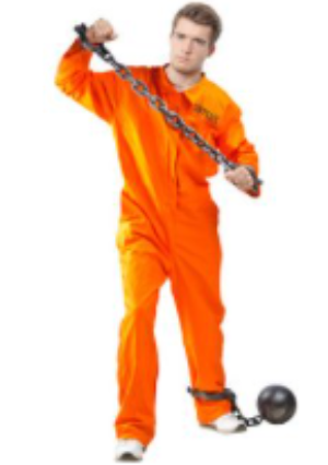 Interalia Mens Convict Costume