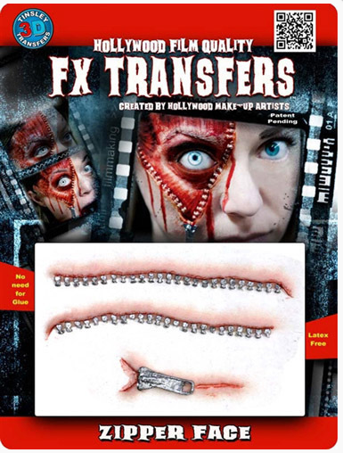 Tinsley FX Transfers - Zipper Face