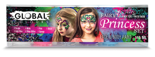 Carnival Global Fairy Princess Face Paint Set