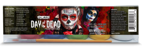 Global Day of The Dead Face Paint Set
