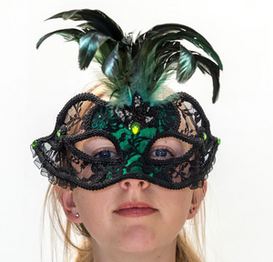 Interalia Black and Green Mask