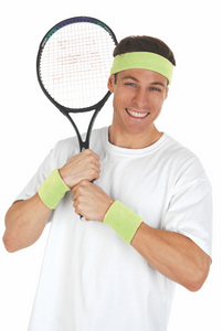 Tomfoolery Neon Sweatband Set