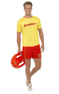 Smiffys Baywatch Men's Beach Costume