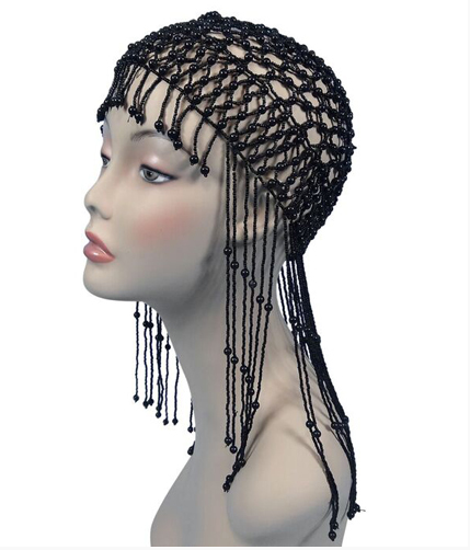 Carnival - Egyptian/Arabian/Flapper Head Dress- Black