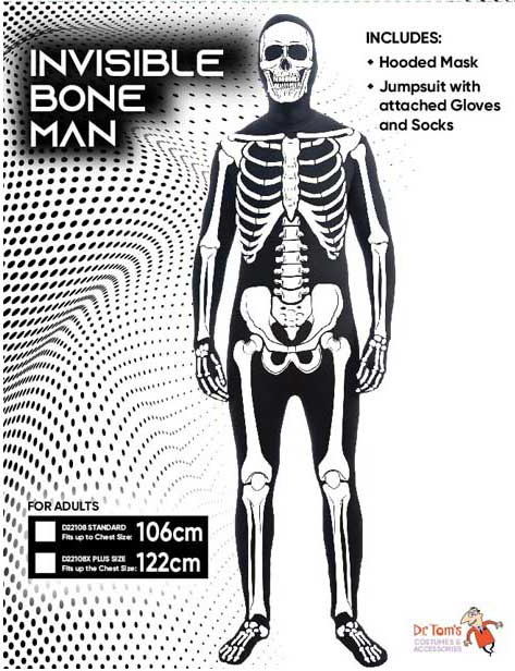 Tomfoolery Invisible Bone Man