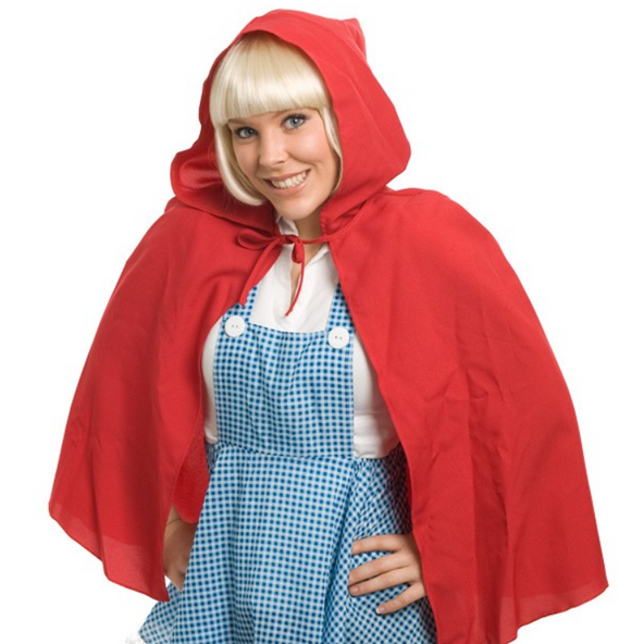 Tomfoolery Red Riding Hood Cape