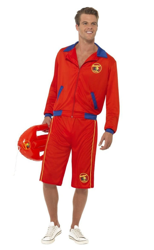 Smiffys Beach Men's Lifeguard Costume