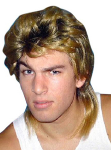 Carnival Tough Guy Ginger Mullet Wig