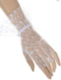 Interalia Short Fingerless Lace Gloves