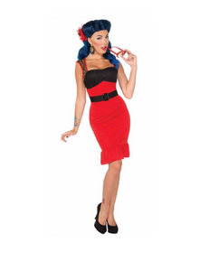 Tomfoolery Scarlet Rose Dress