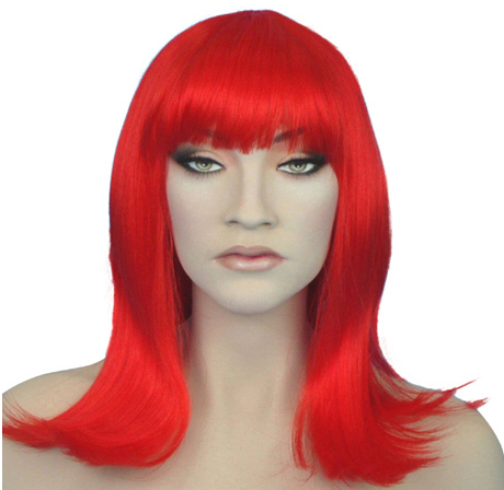 Carnival wig- cleo red