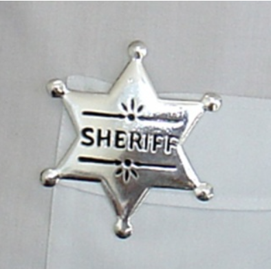 Tomfoolery Sheriff Badge