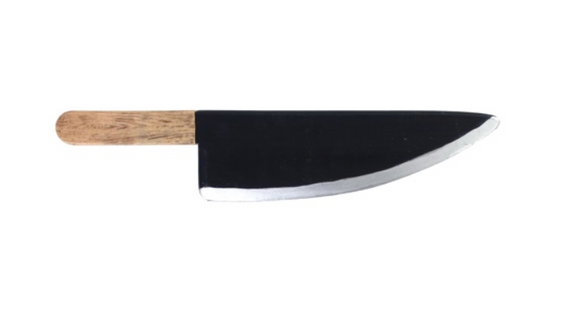 Tomfoolery Butcher Knife With Wooden Look Handle 48CM
