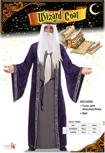 Tomfoolery Wizard Coat w/ Robe & Belt