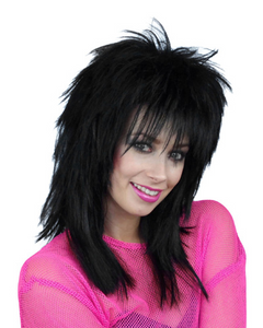 Carnival Sheena 80's Shaggy Black