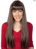 Tomfoolery Jessica Long Wig with Fringe